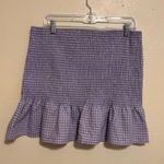 H&M Purple Bubble Mini Skirt with Ruffled Hem Photo 7