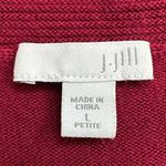 J.Jill Red Crewneck Long Sleeves Women’s Pullover Sweater Photo 8