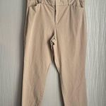 Old Navy Pixie Pants Women’s Sz 18 High Rise Tan Skinny Stretch Business Casual Photo 0