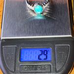 Sleeping Beauty Turquoise Sterling Silver Ring Size 9 Photo 9