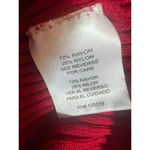 JOSEPH A womens red mock turtleneck womens fitted tight knit sweater size large Photo 7