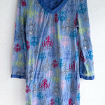 Nick & Nora  Chandelier Print Sleep Shirt Whimsical Nightgown Medium Photo 0