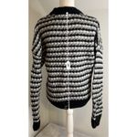 Romeo + Juliet Couture New! Gothic Striped Knitted Tri Color Sweater Medium Photo 6