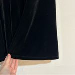 Talbots  Velvet Bow Cut Out Fit and Flare Dress Black Size 8 Holiday NYE Party Photo 3