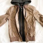 Foreign Exchange Brown Leather Jacket Photo 2