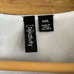 Relativity mock wrap abstract print drape neck petite sleeveless blouse size PXL Photo 7