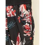 Athleta  X Derek Lam 10 C Women’s XS Lily Chelsea Capri Floral Black Red Pants Photo 1