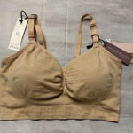Kindred Bravely Sublime Hands Free Pumping Nursing Bra Beige Size Large Wirefree Tan Photo 0