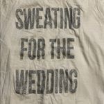 None Sweating for the wedding white tank size L Photo 5