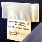 NWT Dessy Collection Charmeuse Cap Sleeve Gown Dress in Midnight Blue Size 4 Photo 6