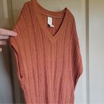 Joie  Women's V-Neck Knit Sweater, Rust, Sz Medium Photo 3