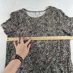 Old Navy  L Large Swing Dress Short Sleeve Leopard Print Jersey Knit Crew Neck Photo 9