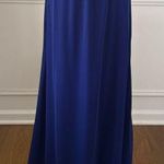 XScape Royal Blue Formal Straight Maxi Skirt Stretchy 6 Photo 0