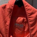 Ping Lightweight Golf Jacket Full Zip Sensorwarm Bright Orange Women's Large Photo 14