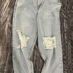 Pretty Little Thing Distressed Light Blue Boyfriend style Jeans size 10 by  Photo 0
