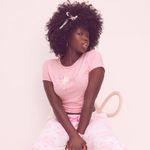 PINK - Victoria's Secret PINK x LoveShackFancy Retro Cotton pink tee bling rhinestones dog mascot NWT XS Photo 1