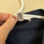 Adriana‎ Contreras Navy Silk Blouse Women's 8 Pullover Business Attire Casual Blue Photo 5