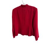 Danny & Nicole  Red Embroidered Button‎ Front Blazer Jacket Women’s 16 Photo 2