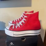 Converse Red Platform  Sneakers Photo 2