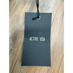 Active USA  Women's Navy Quilted Puffer Jacket Hooded NWT Photo 4