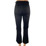 ZARA  Women's Black High Waisted Flared Bootcut Cropped Trousers Pants Size XS Photo 2