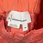 Anthropologie By Amber Ruffled Coral Tank Flutter Sleeve XS 718 Photo 7