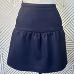 Stella McCartney  Navy Wool Drop Waist Mini Skirt‎ Photo 0