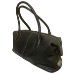 Valerie Stevens Black Leather Shoulder Bag Photo 1