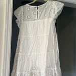 white mini dress. Size small. Worn a few times; still in good condition. Photo 1