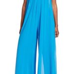 1. State  Blue Halter Neck Jumpsuit Wide Leg Flare Size XS New w/Tag Photo 12