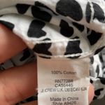 J. Crew White & Black Heart Print Pajama Shirt Small Photo 5