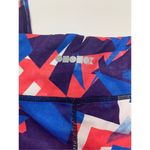 Ododos Ankle Geometric Pattern Legging Size Large Blue Photo 5