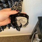 Anthropologie Maeve Long Sleeve Turtleneck Swing Dress size small black and white Photo 8