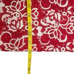 Talbots  Red & White Crochet Straight Pencil Skirt Lined Size 8 Floral Party EUC Photo 7