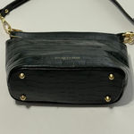 Divina Firenze Green Croc Embossed Leather Shoulder Bag Made in Italy Photo 5