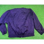 Vintage‎ Womens Windbreaker LG Purple Funky Floral 9ps Grandma Grunch Jacket EUC Photo 7