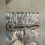 Kipling Syro Crossbody Shoulder Bag Purse silver gray metallic mottled Photo 6