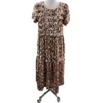 Anthropologie NWT Maeve  Bernadette
Sequin metallic Midi Dress Sz S Photo 4