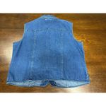 Talbots VTG Denim Top Women XL Y2K Clueless Grunge Coquette Festival Feminine Photo 2
