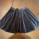 Spirit  Black Velvet Skater Skirt Photo 0