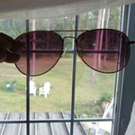 5/$25 Women's Solar Accents purple aviator sunglasses Photo 5