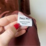 Princess Polly Nellie Chocolate Brown Satin Long Sleeve Mini Dress 0 Photo 7