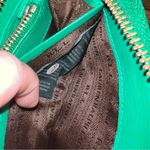 Ralph Lauren LRL Green Leather Zip-Around Women’s Wallet Sloane Continental Gold Photo 5