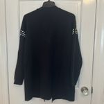 Anne Klein Black Sweater Cardigan with Rhinestone Details size M NWT Photo 3