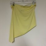 Urban Outfitters  Pale Yellow Butter Strapless Top L Photo 2