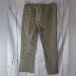 J.Jill Denim Authentic Fit Cropped Women's Olive Jeans With Frayed Hem Green Size 16 Photo 1