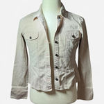 SO  Jacket Womens Western Pink Cotton Button Up Long Sleeve‎ Casual Coat Photo 0