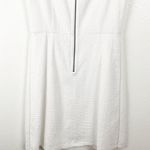 T Tahari Maylin White Lined Sleeveless Exposed Back Zipper Dress, Size 2 Photo 10