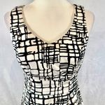 Byer California  black and white abstract print sheath dress size 3 Photo 1