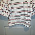 Code x Mode White/Red/Blue Striped Puff Sleeve Top size S Photo 5